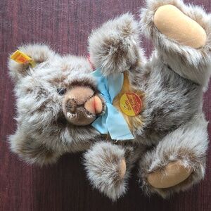 Steiff Vintage "Zotty" 30cm Jointed Teddy Bear 0302/30 With Tags On Ear & Chest